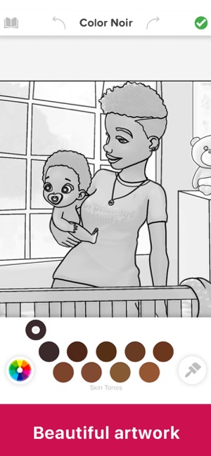 Color Noir Coloring Art Games On The App Store