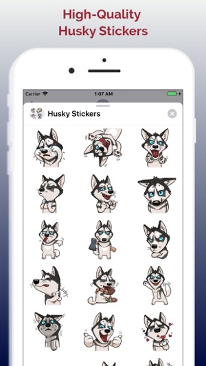 Husky Emoji Stickers(圖2)-速報App