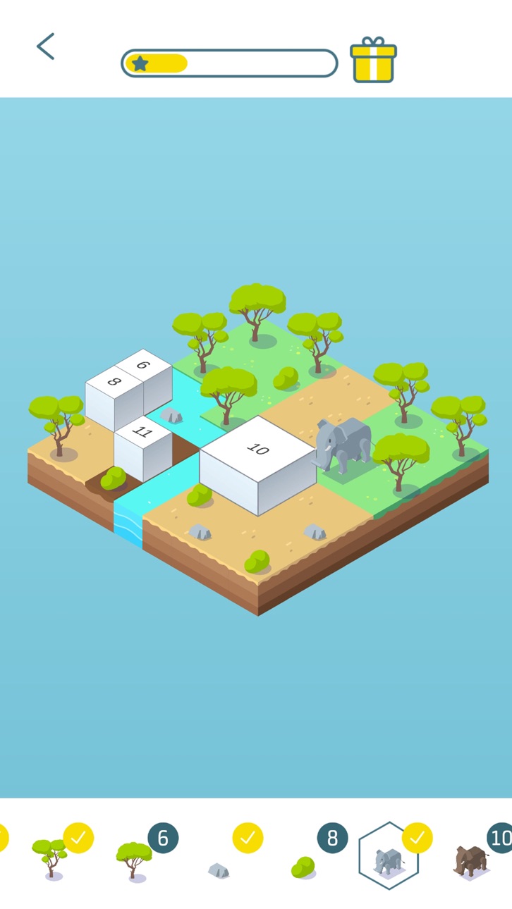 Color Garden - Build by Number Hack screenshot 1 - iOS game interface