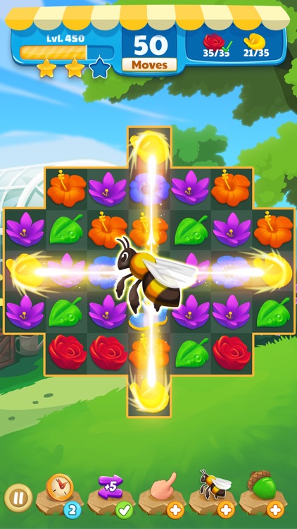 Flower Legends Match 3 screenshot-3