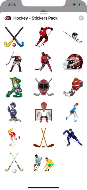 Hockey - Stickers Pack