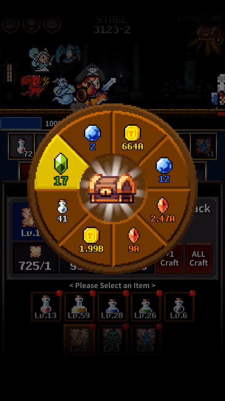 Dungeon & Alchemist - Free Hack screenshot 5 - iOS game interface