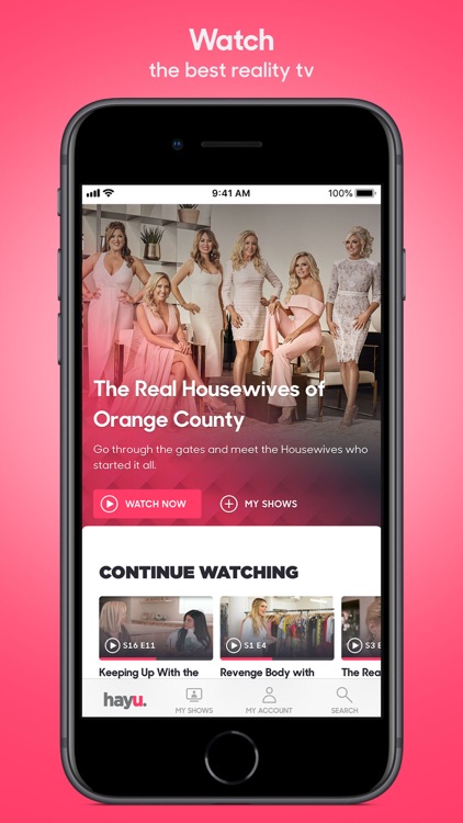 hayu: Watch Reality TV Shows screenshot-0