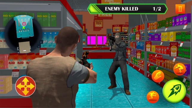 Supermarket Robbery Crime Game(圖5)-速報App