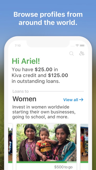 Kiva - Lend for Good screenshot 2