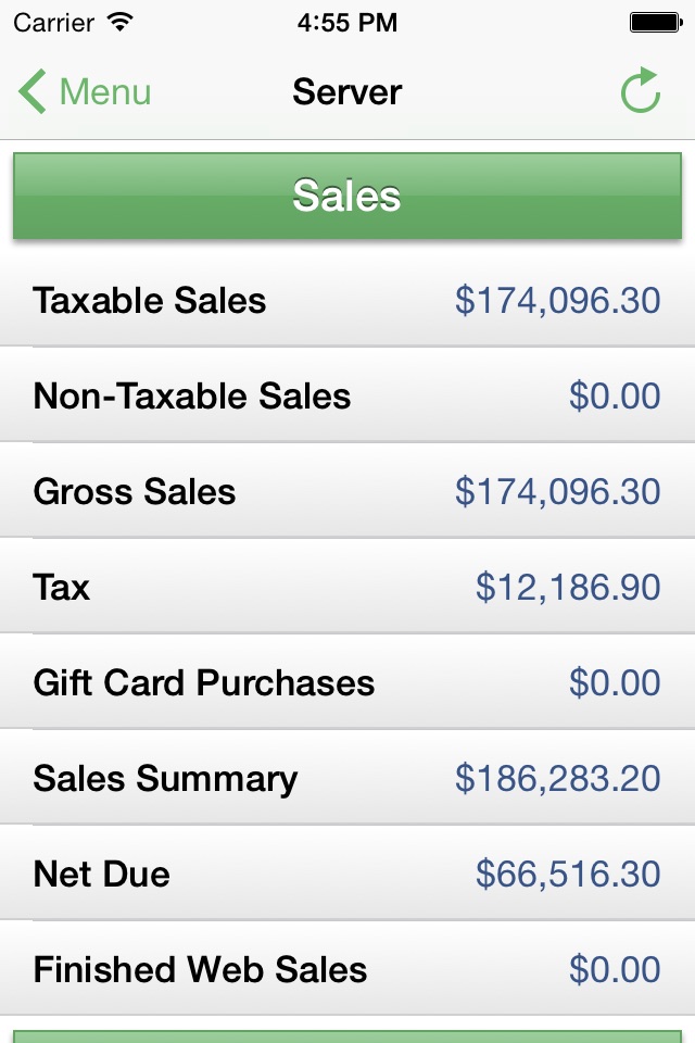 Liberty Sales Summary screenshot 3