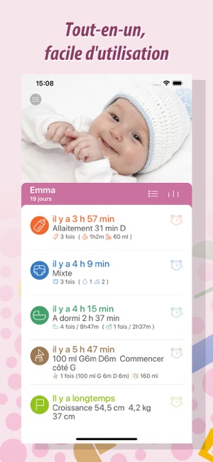 Baby Tracker Bebe Suivi Dans L App Store