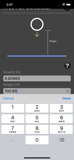 Free Fall Calculator(圖3)-速報App