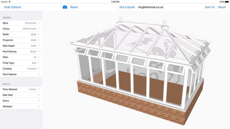 Anglian Conservatory Designer