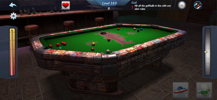 真实3D台球明星之路
