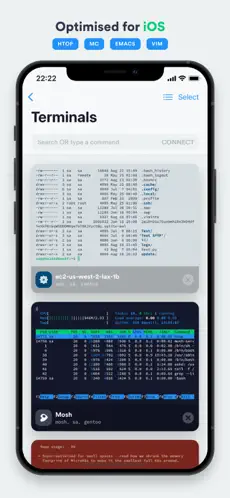 Captura de Pantalla 2 Termius: Terminal & SSH client iphone