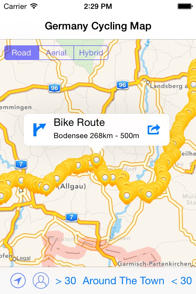 Germany Cycling Map screenshot 3