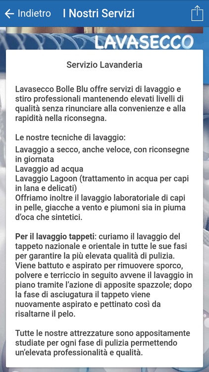 Lavasecco Bolle Blu