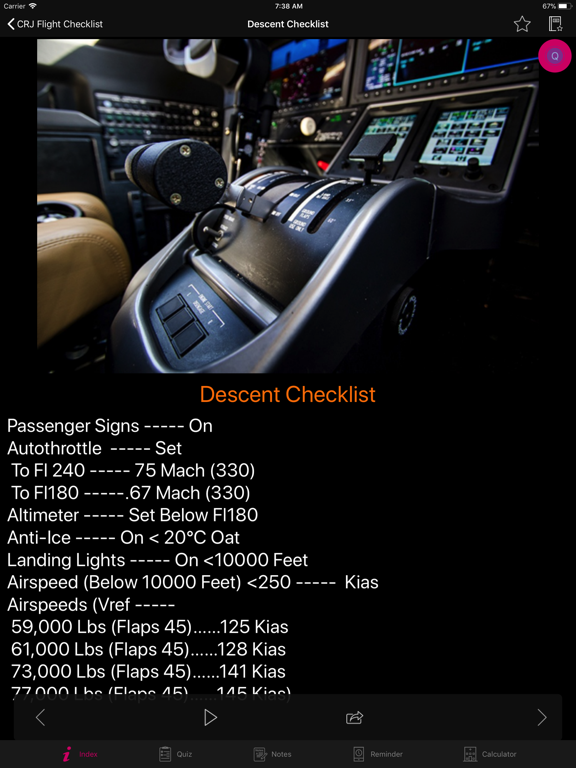 CRJ Flight Checklist screenshot 3