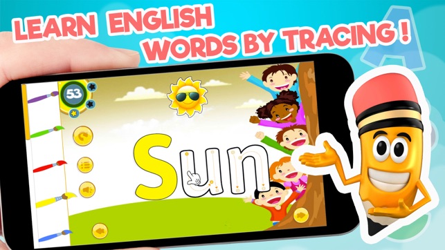 ABC 123 English Words Learning