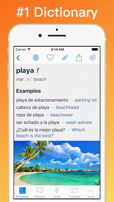 How to cancel & delete Spanish Translator + © from iphone & ipad 1
