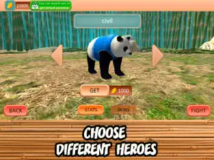 Captura 2 Panda Fighting - Battle League iphone