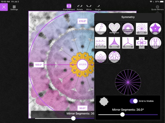 Mandala Maker: symmetry doodle screenshot 4