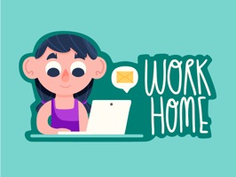 Work From Home Stickers!