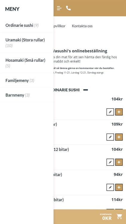 Wa Sushi i Skellefteå