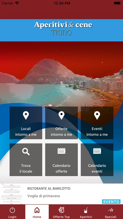 aperitivi & cene Ticino