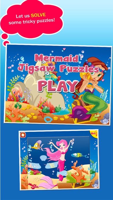 How to cancel & delete Mermaid Princess Puzzles Game for Toddlers from iphone & ipad 1