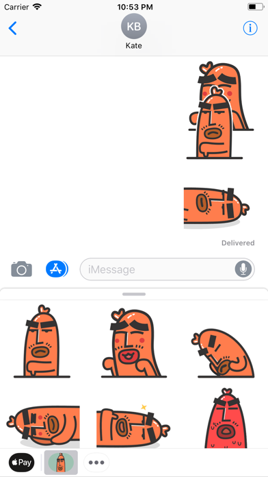 Sausage Man Animated Sticker screenshot 2