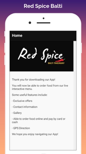 Red Spice Balti Takeaway(圖1)-速報App