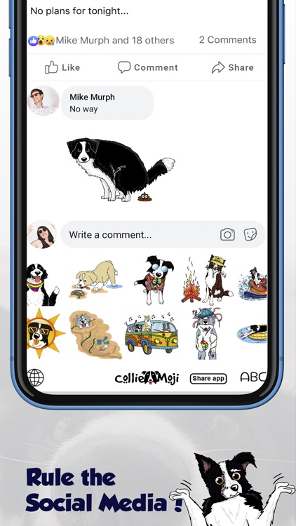 CollieMoji - Original Stickers screenshot-5