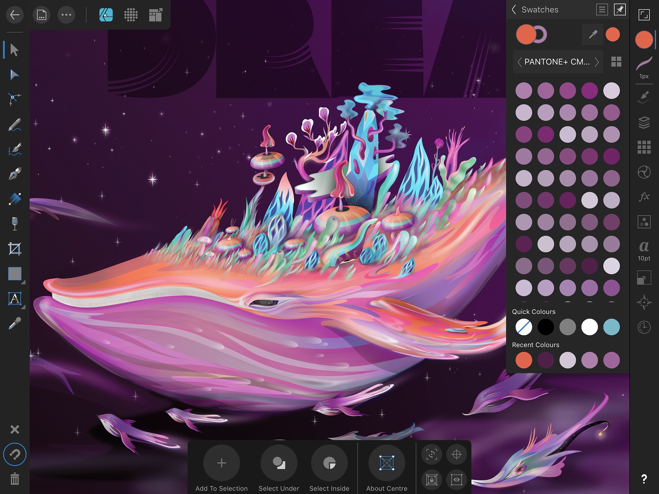 Screenshot do app Affinity Designer