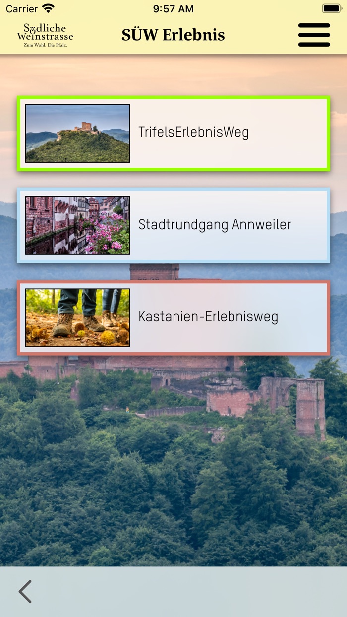SÜW Erlebnis, Pfalz