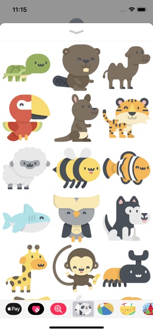 Cute Kawaii Animals Stickers(圖2)-速報App