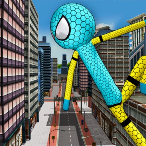 Spider Stickman Crime 1 iOS App