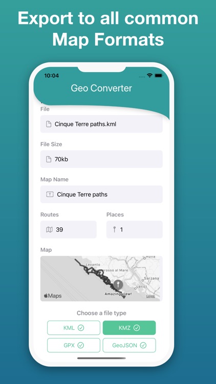 Geo File Converter - GPX KML screenshot-4