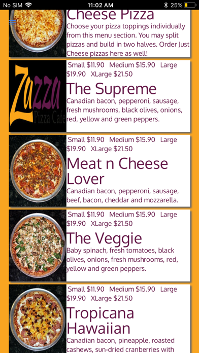 Zazza Pizza Cafe screenshot 4