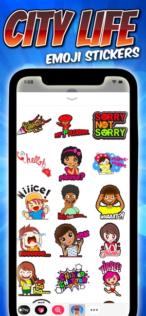 City Life Emoji Stickers(圖2)-速報App