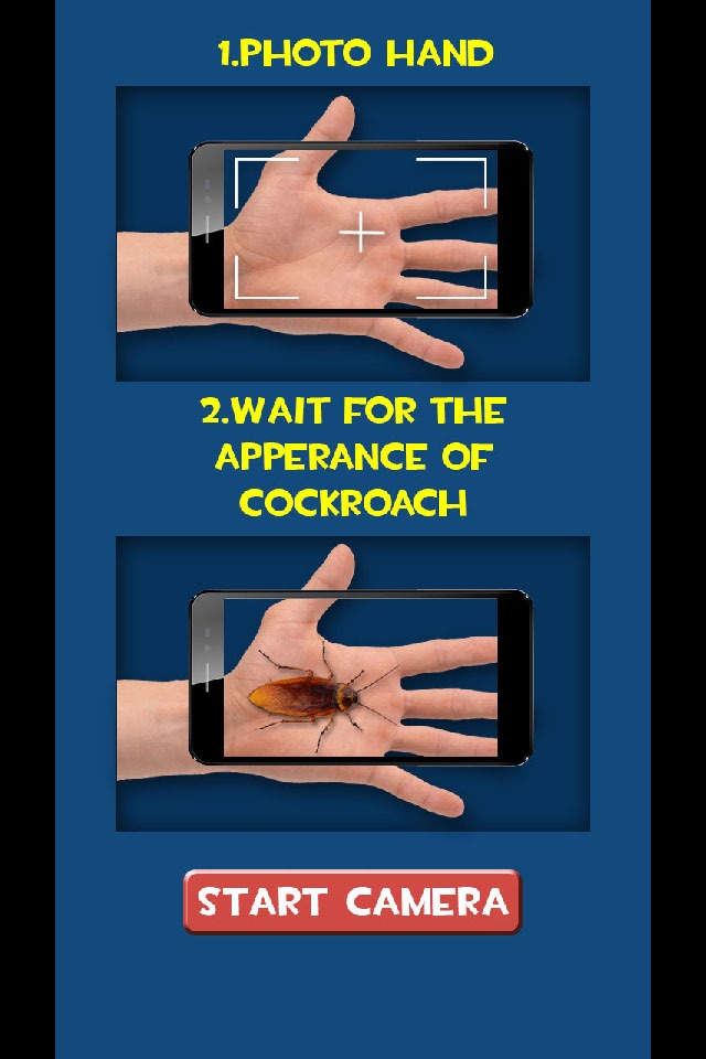 Cockroach Hand Funny Simulator screenshot 2