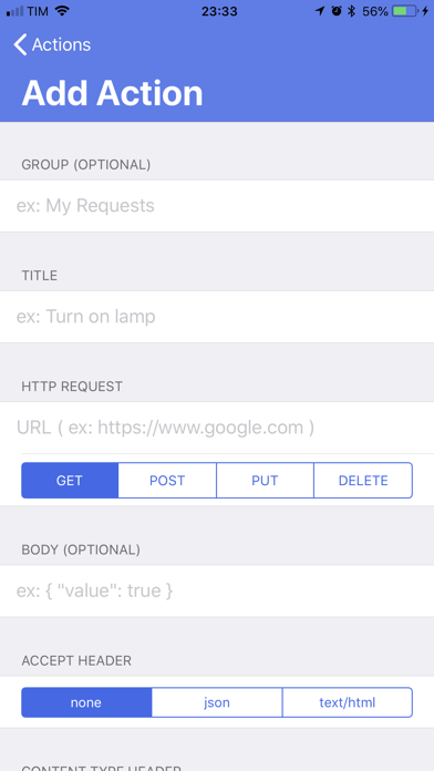Actions - HTTP Request Sender screenshot 2