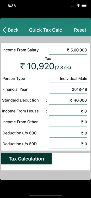 Income Tax Calc India(圖2)-速報App