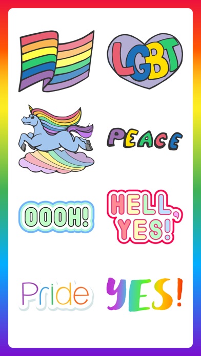 80+ Pride Love Sticker Pack screenshot 3