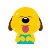 Yellow Dog Animated Stickers