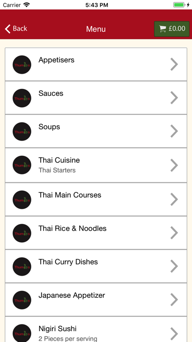 How to cancel & delete Thumbs Oriental Restaurant from iphone & ipad 3