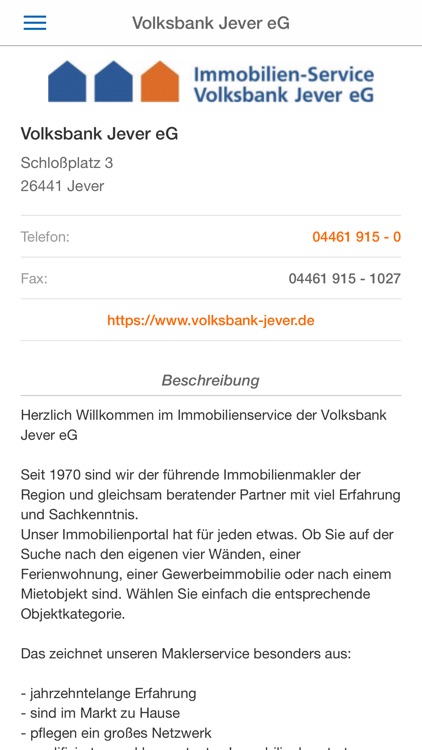 Immobilien Volksbank Jever