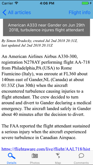 The Aviation Herald Screenshot 2