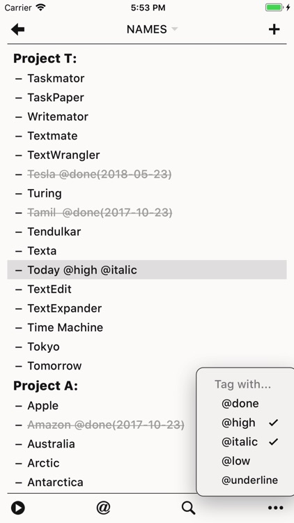 Taskmator - TaskPaper Client screenshot-5