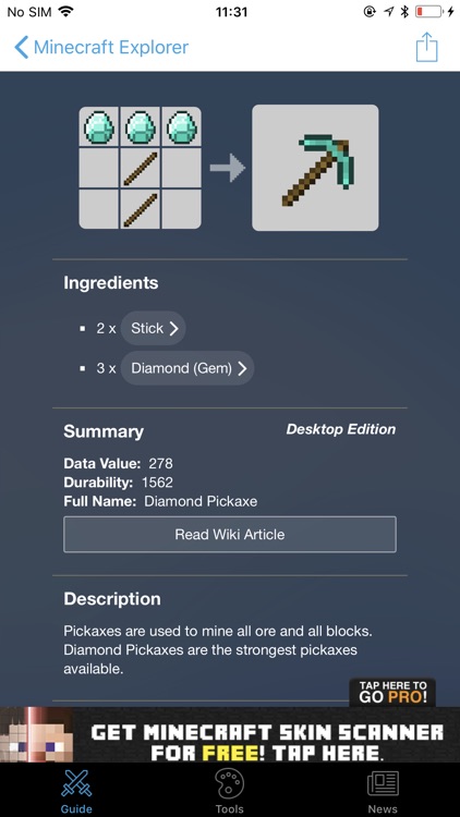 Minecraft Explorer Lite