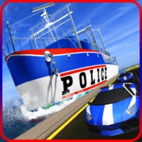 警察船輸送ゲーム - 自動車運転シミュレータ