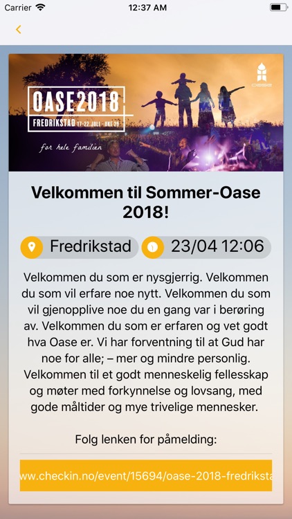 Oase 2018