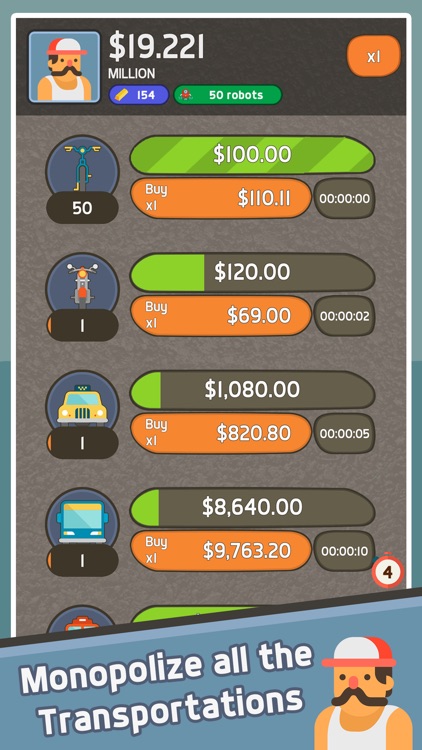 Idle Taxi Capitalist Tycoon