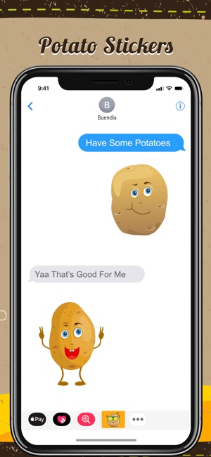 Animated Potato Stickers(圖4)-速報App